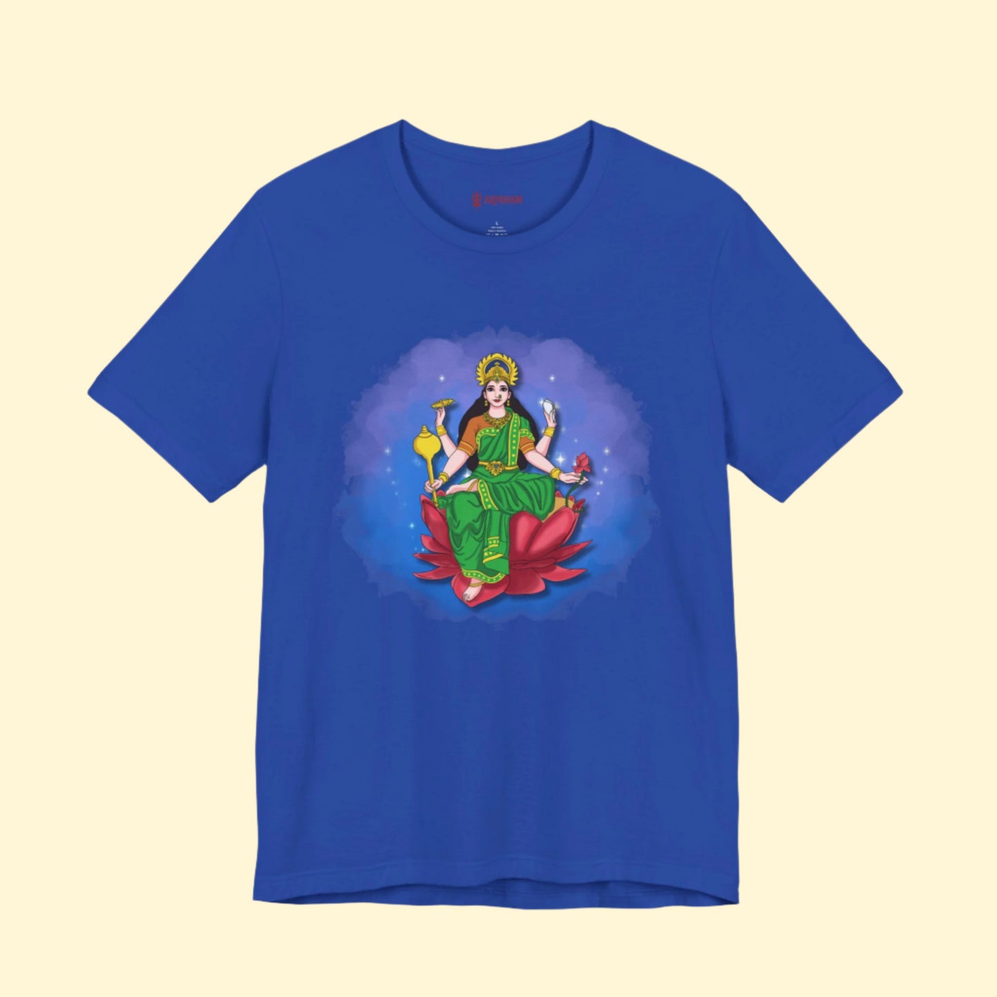 Radiant Lakshmi Devi T-Shirt (Short Sleeve) | Divine Abundance Collection