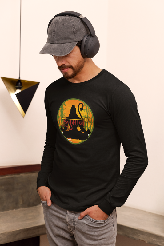 Hanuman Ji Long Sleeve | Strength, Devotion & Protection Collection