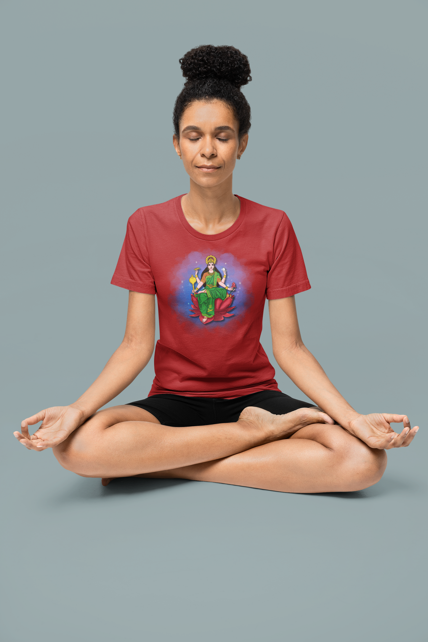 Radiant Lakshmi Devi T-Shirt (Short Sleeve) | Divine Abundance Collection