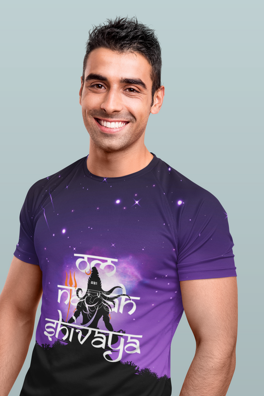 Om Namah Shivaya - Unisex Spiritual T-Shirt - All Over Print