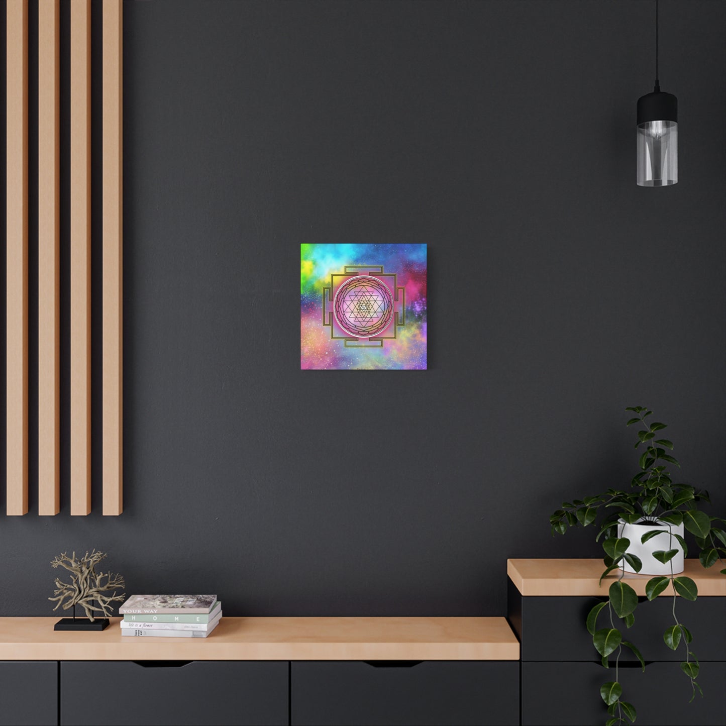 The Cosmic Sri Yantra - Sacred Canvas Wall Art
