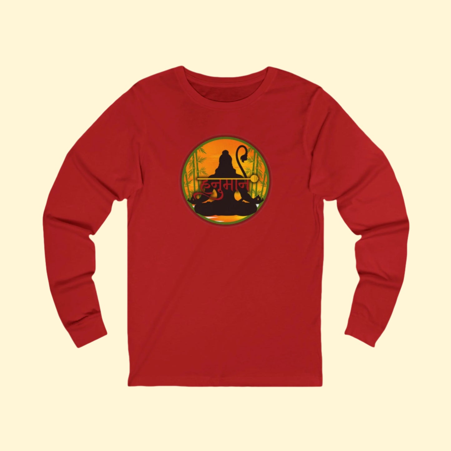 Hanuman Ji Long Sleeve | Strength, Devotion & Protection Collection