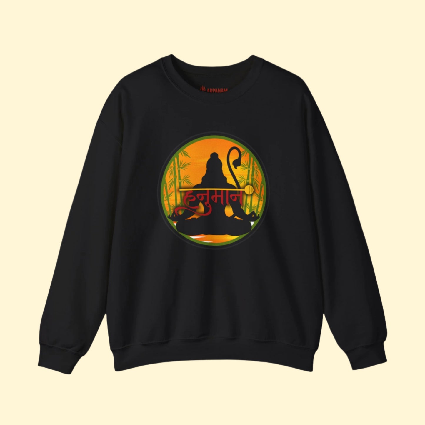 Hanuman Ji Sweatshirt | Strength, Devotion & Protection Collection