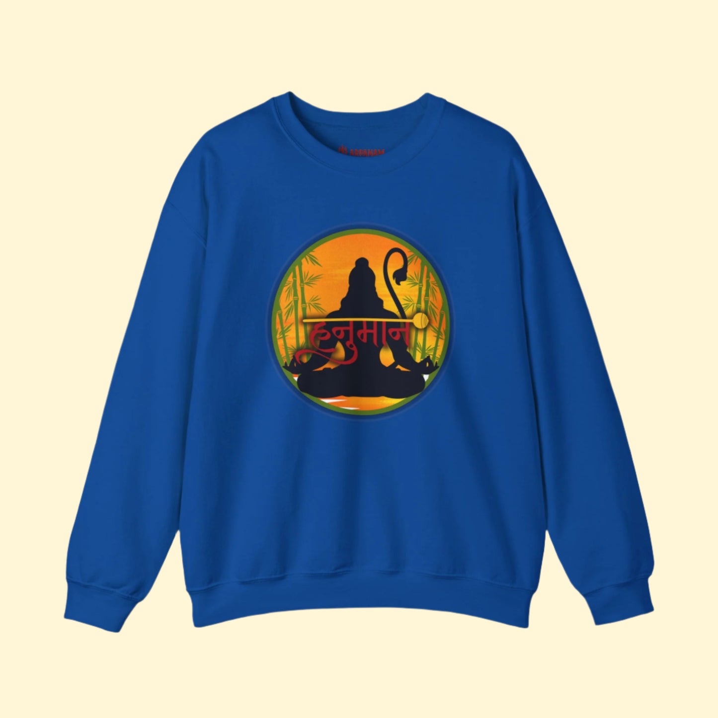 Hanuman Ji Sweatshirt | Strength, Devotion & Protection Collection