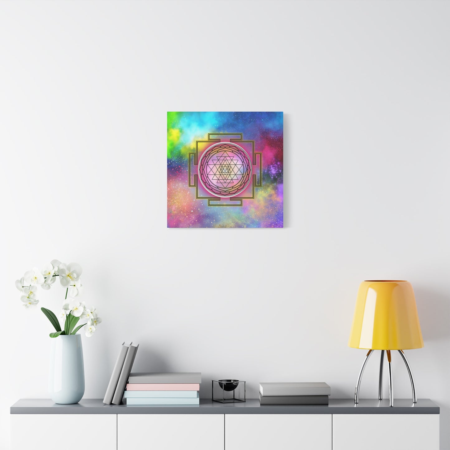 The Cosmic Sri Yantra - Sacred Canvas Wall Art