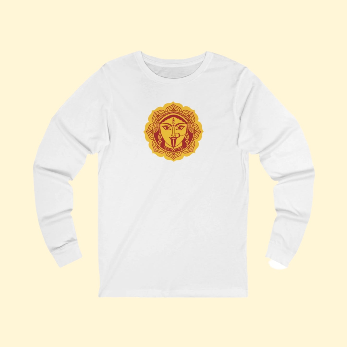 Kali Ma Solar Face | Fierce Love & Liberation Long Sleeve T-Shirt