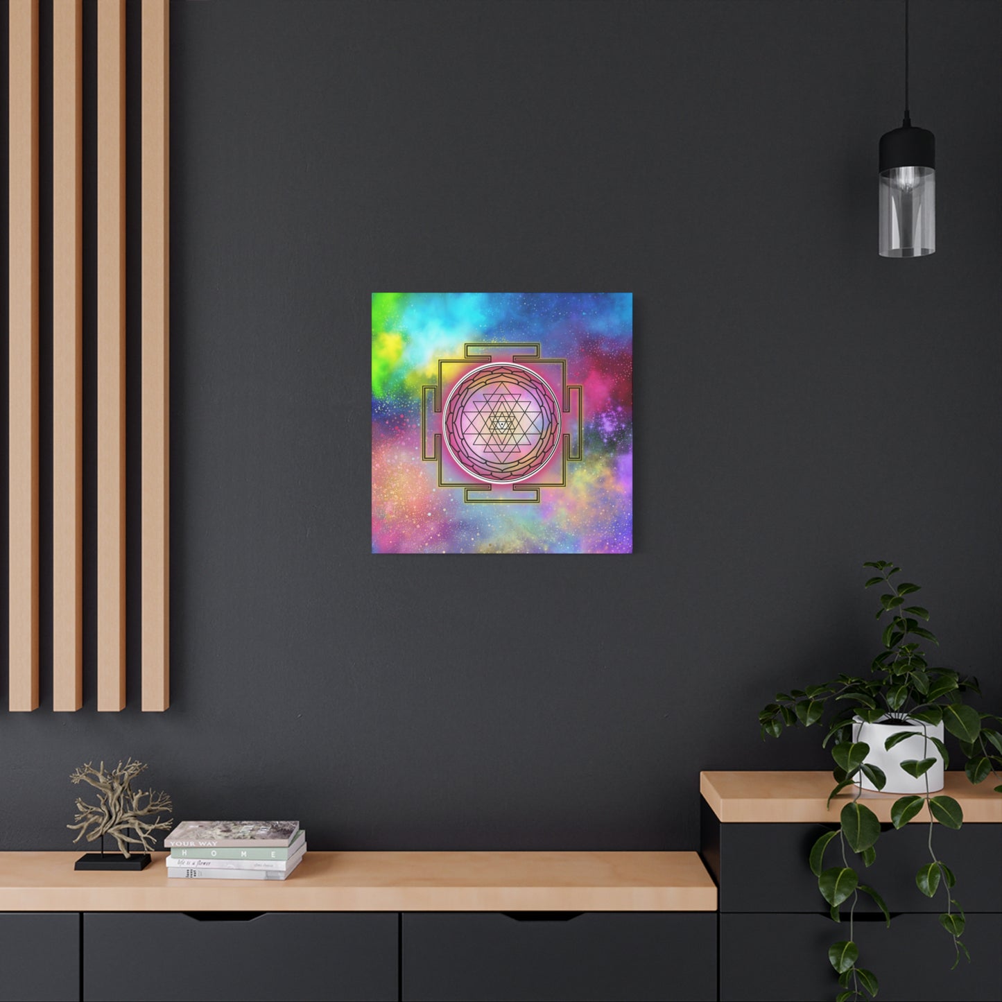 The Cosmic Sri Yantra - Sacred Canvas Wall Art