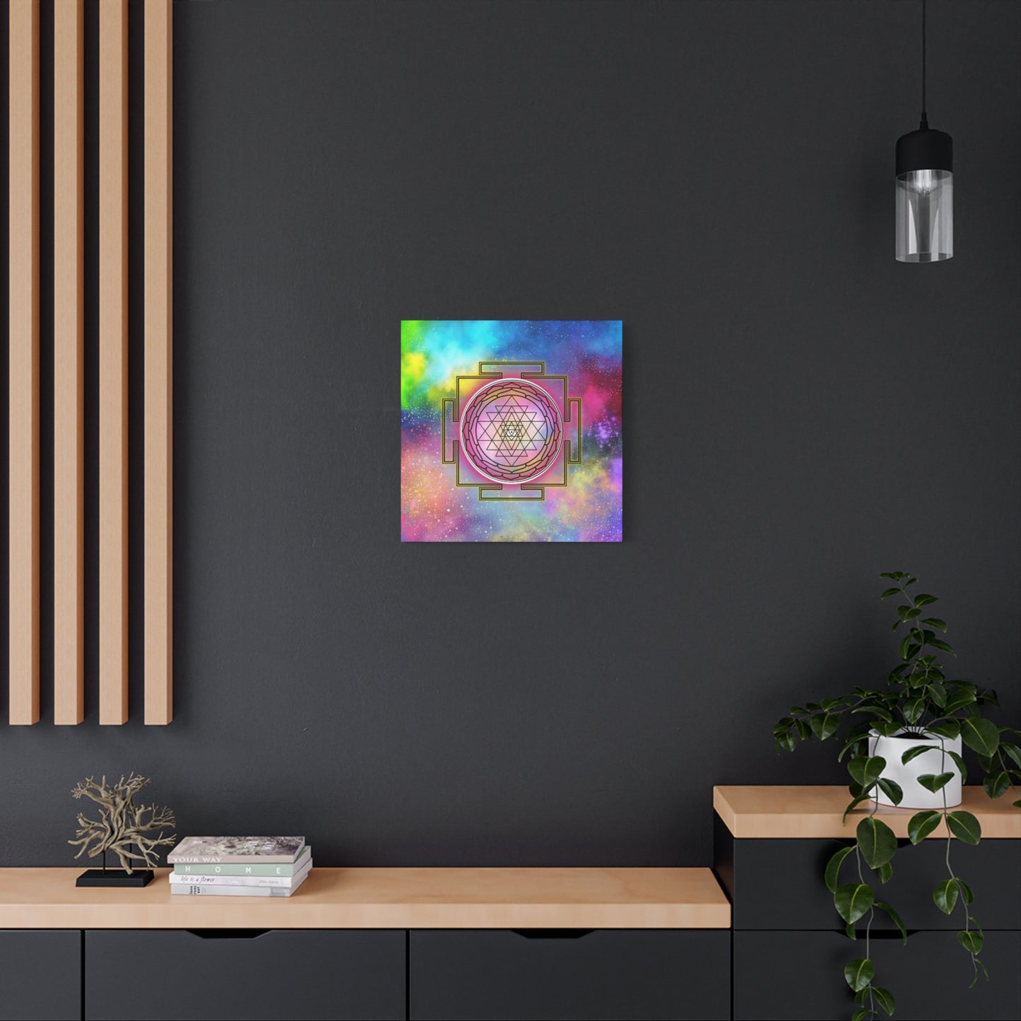 The Cosmic Sri Yantra - Sacred Canvas Wall Art