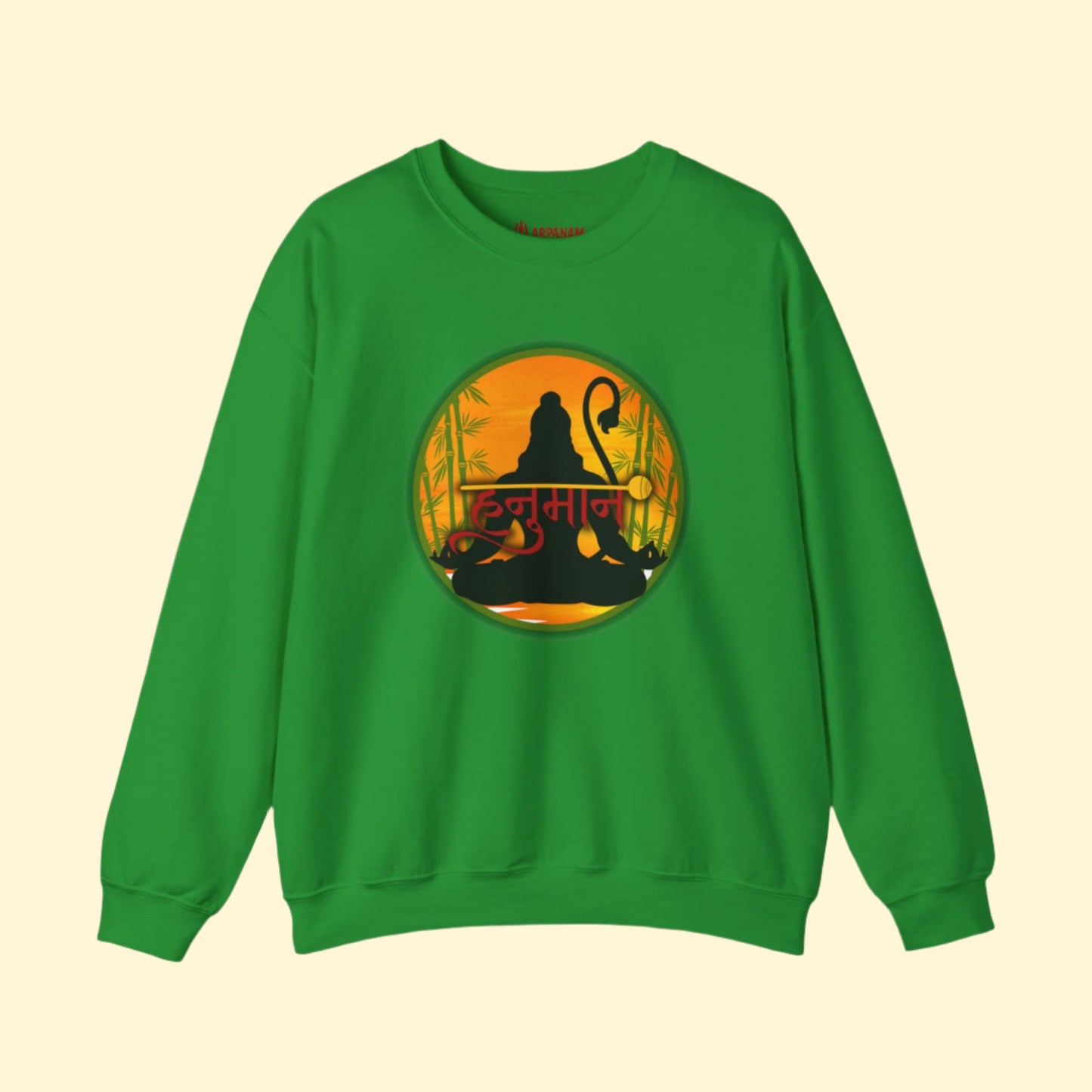 Hanuman Ji Sweatshirt | Strength, Devotion & Protection Collection