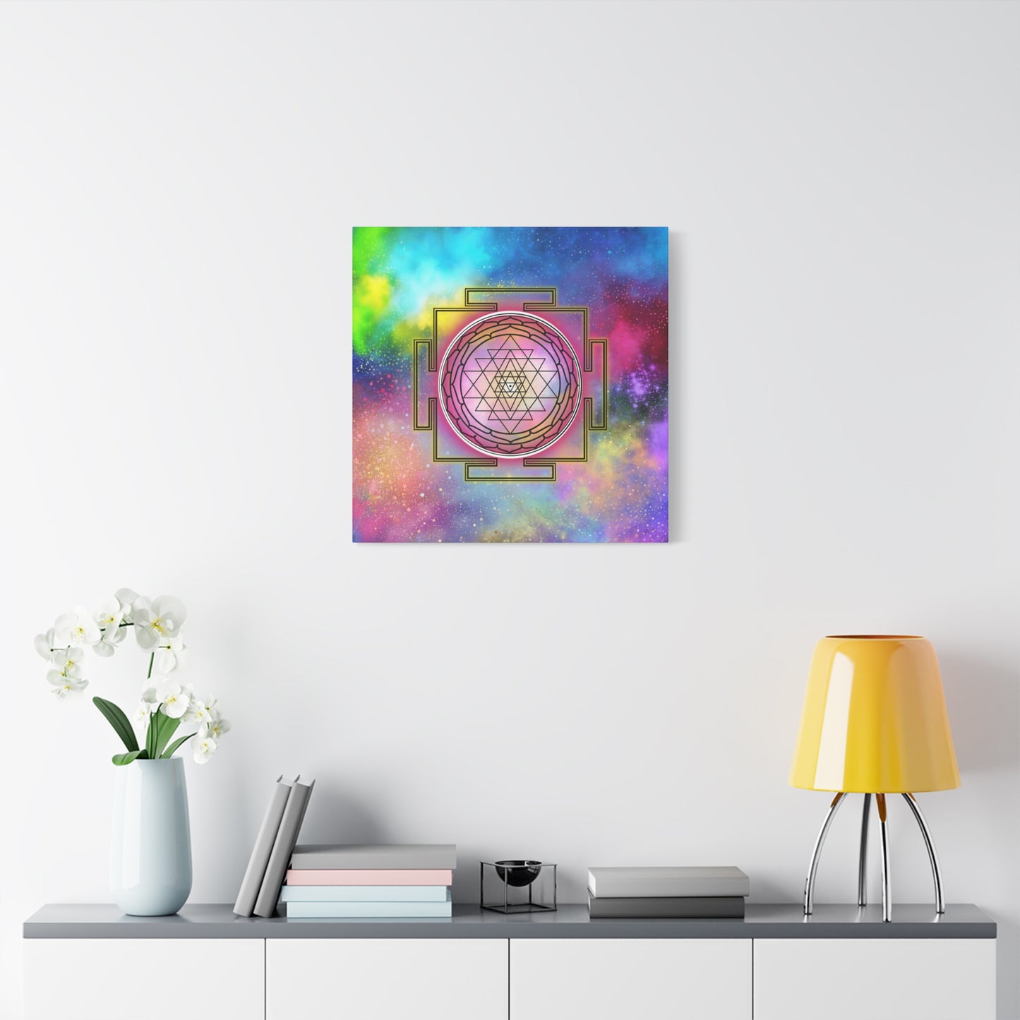 The Cosmic Sri Yantra - Sacred Canvas Wall Art