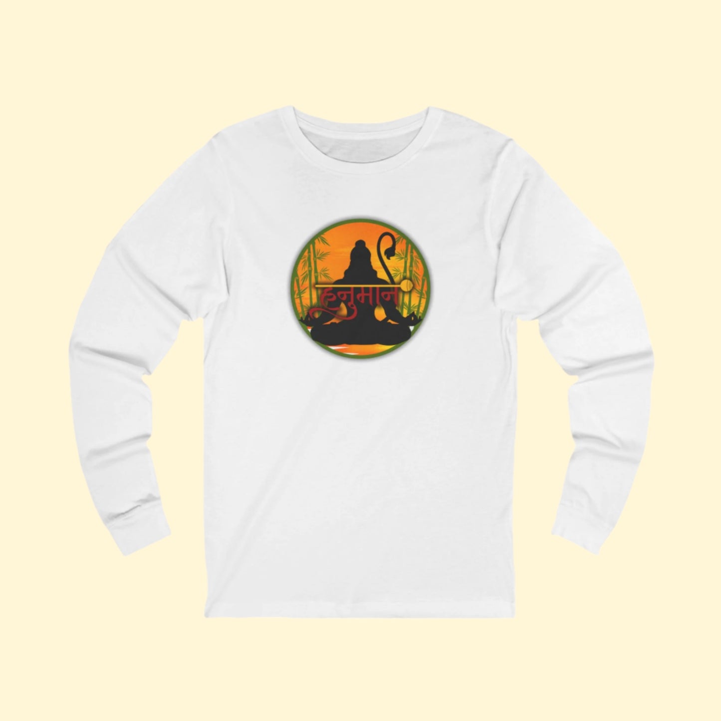 Hanuman Ji Long Sleeve | Strength, Devotion & Protection Collection