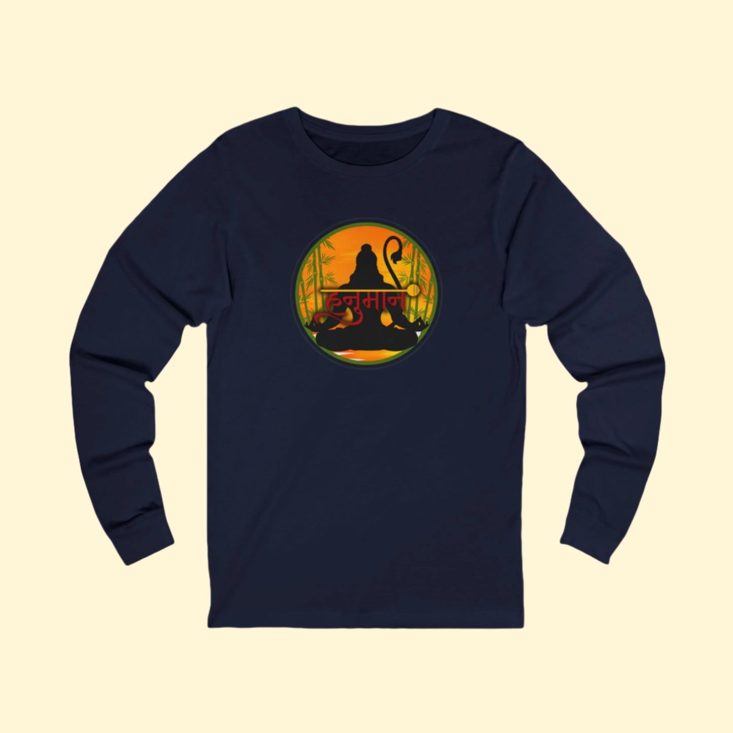Hanuman Ji Long Sleeve | Strength, Devotion & Protection Collection