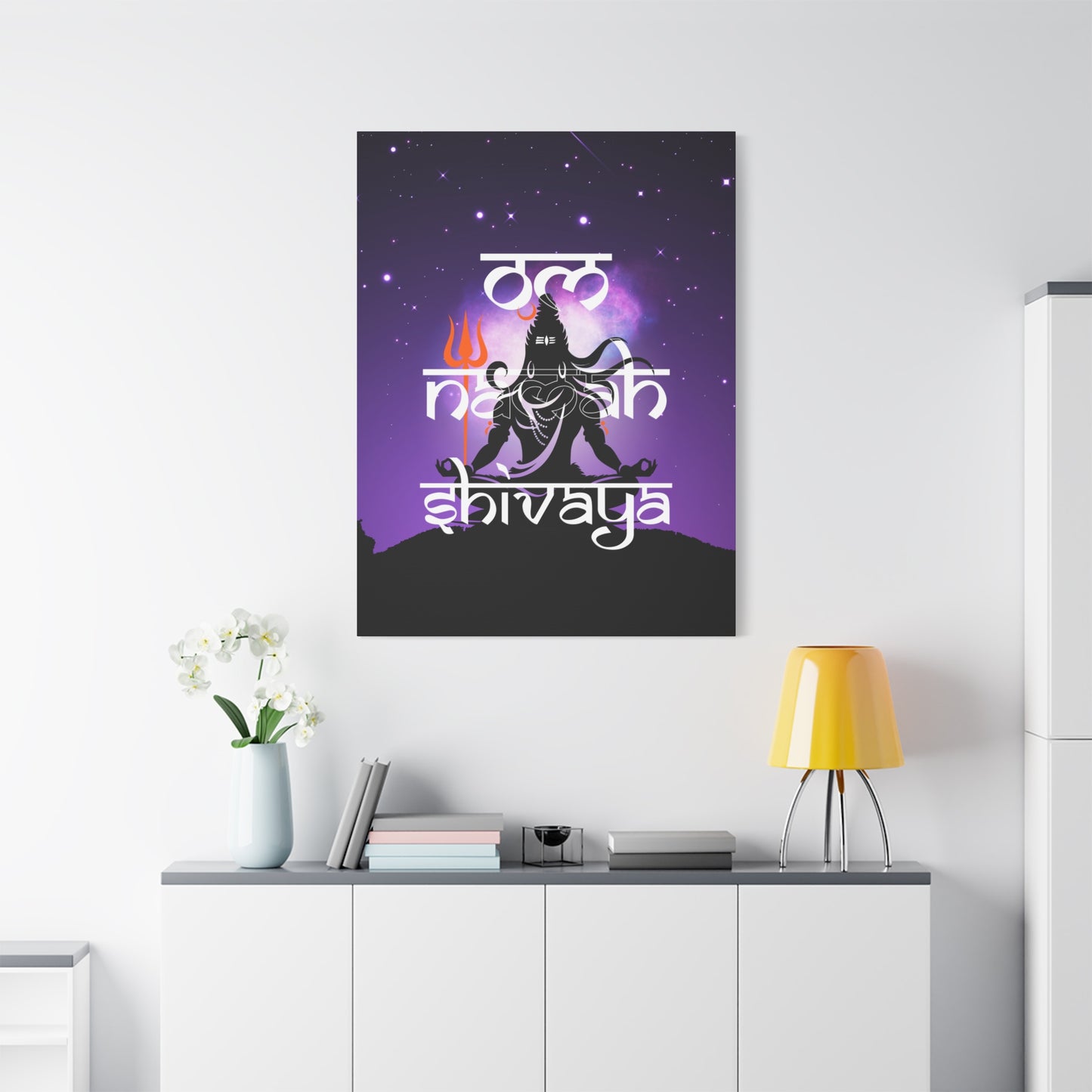 Om Namah Shivaya - Spiritual Wall Art Canvas