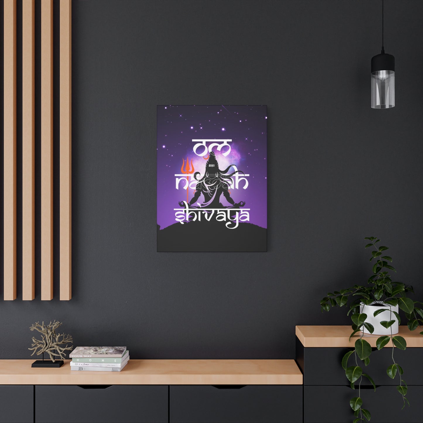 Om Namah Shivaya - Spiritual Wall Art Canvas