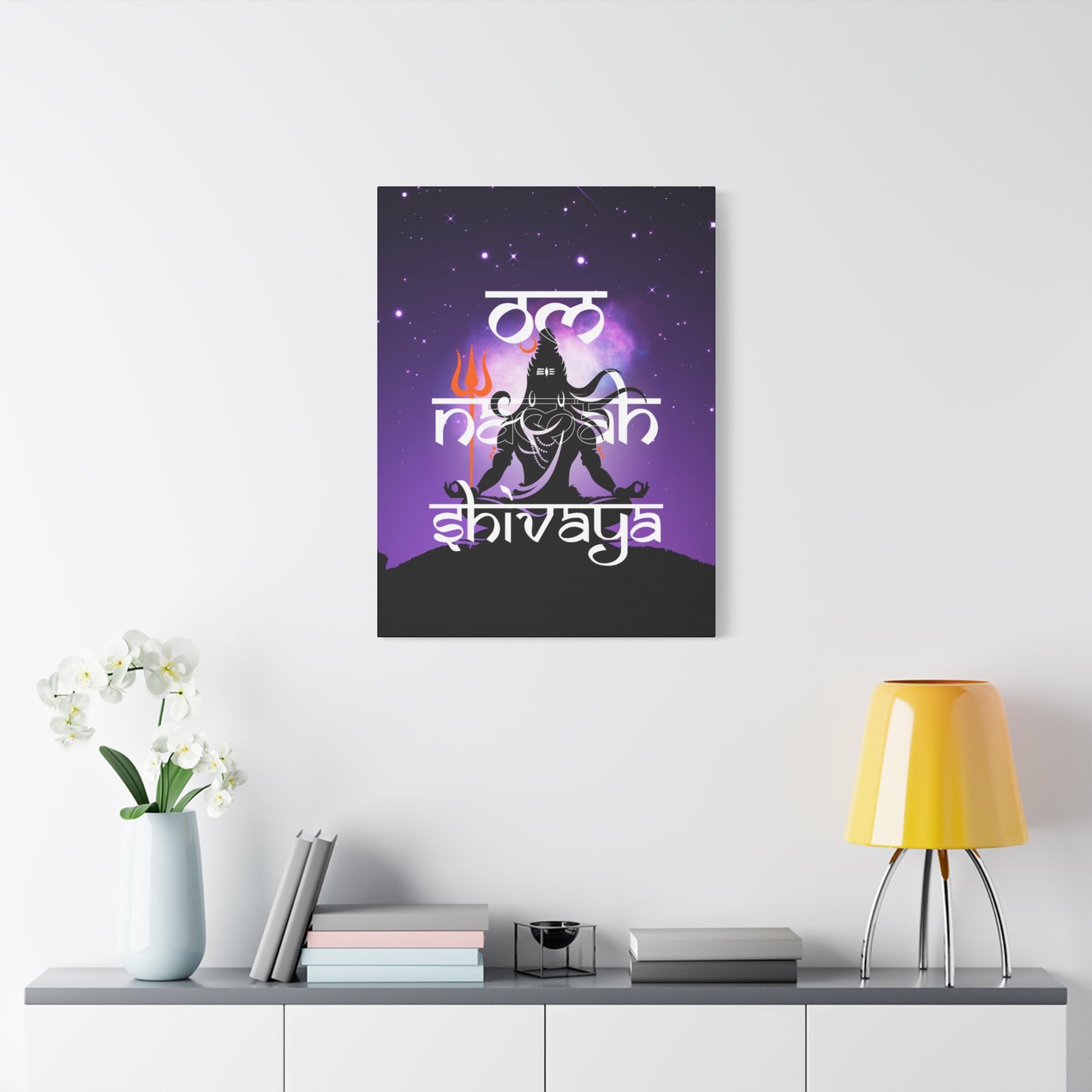 Om Namah Shivaya - Spiritual Wall Art Canvas