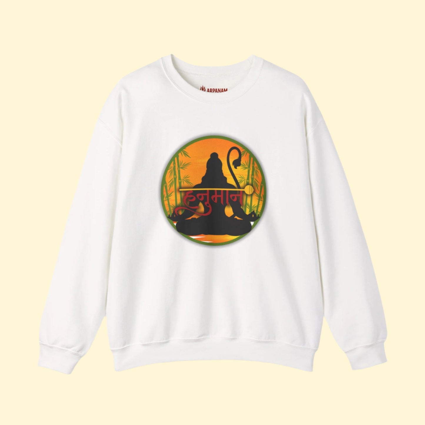 Hanuman Ji Sweatshirt | Strength, Devotion & Protection Collection