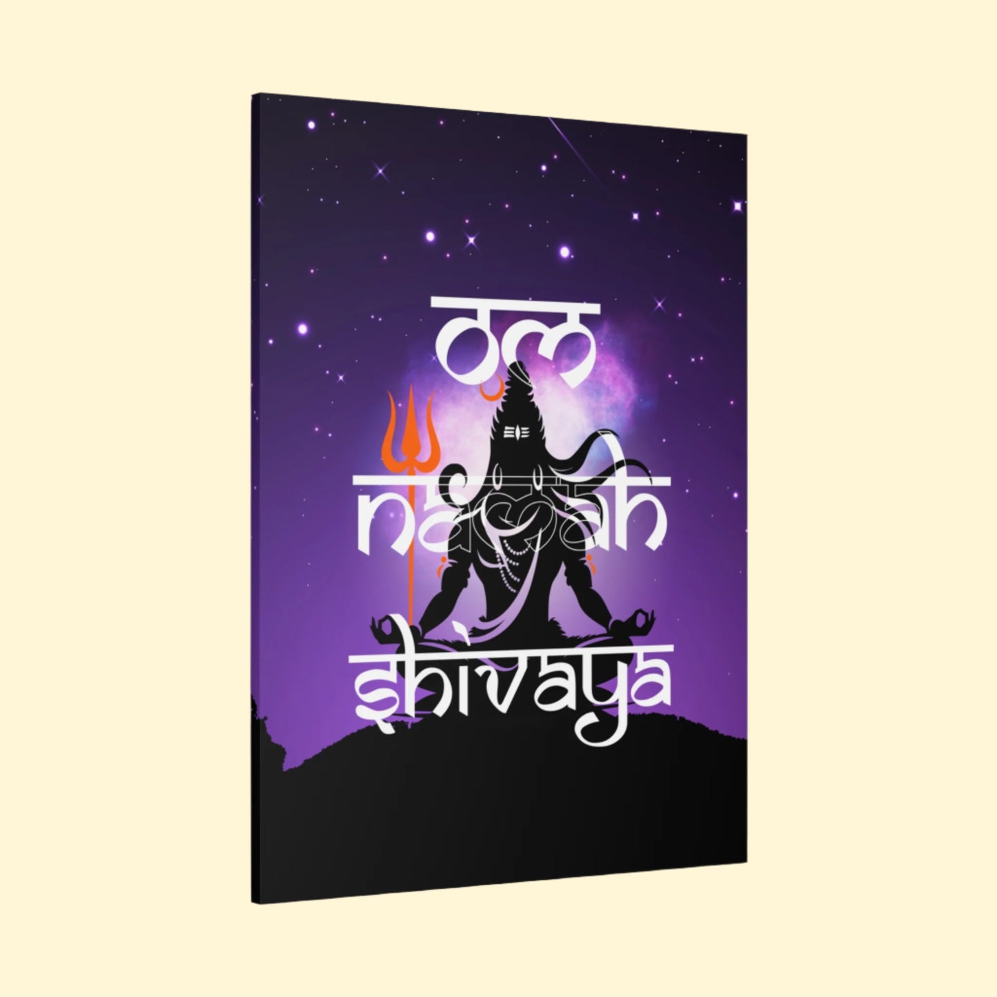 Om Namah Shivaya - Spiritual Wall Art Canvas