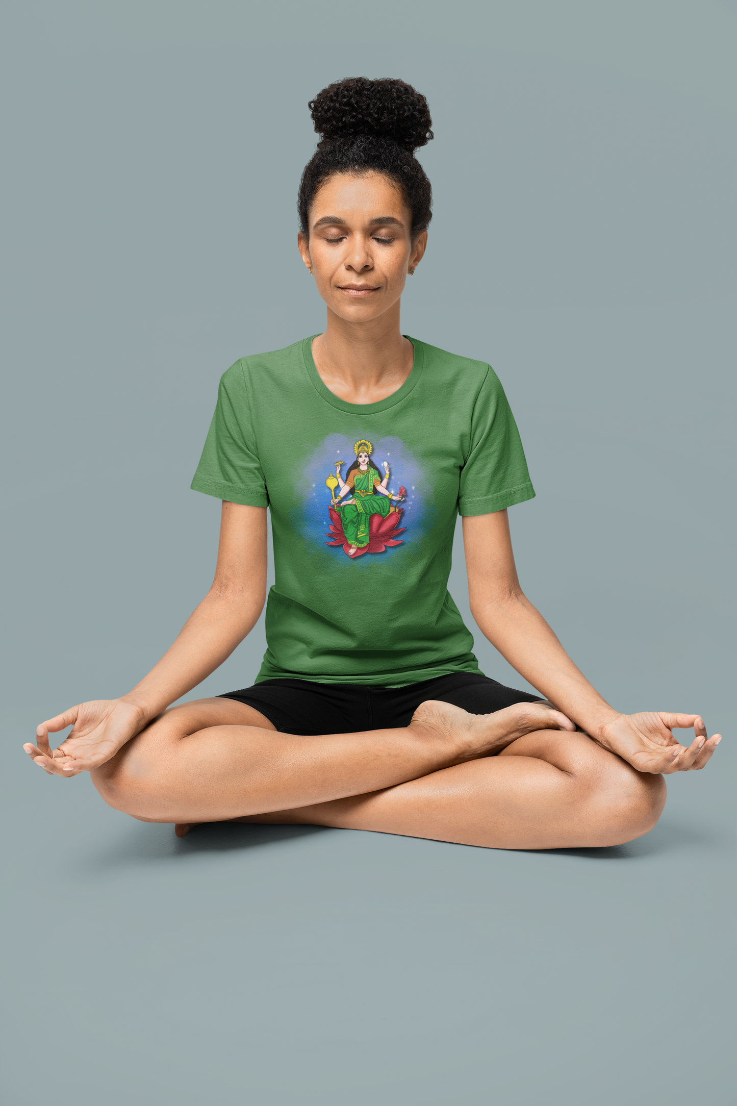 Radiant Lakshmi Devi T-Shirt (Short Sleeve) | Divine Abundance Collection