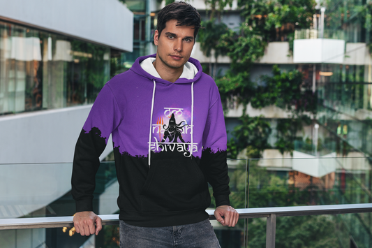 Om Namah Shivaya - Spiritual Unisex Pullover Hoodie - All Over Print